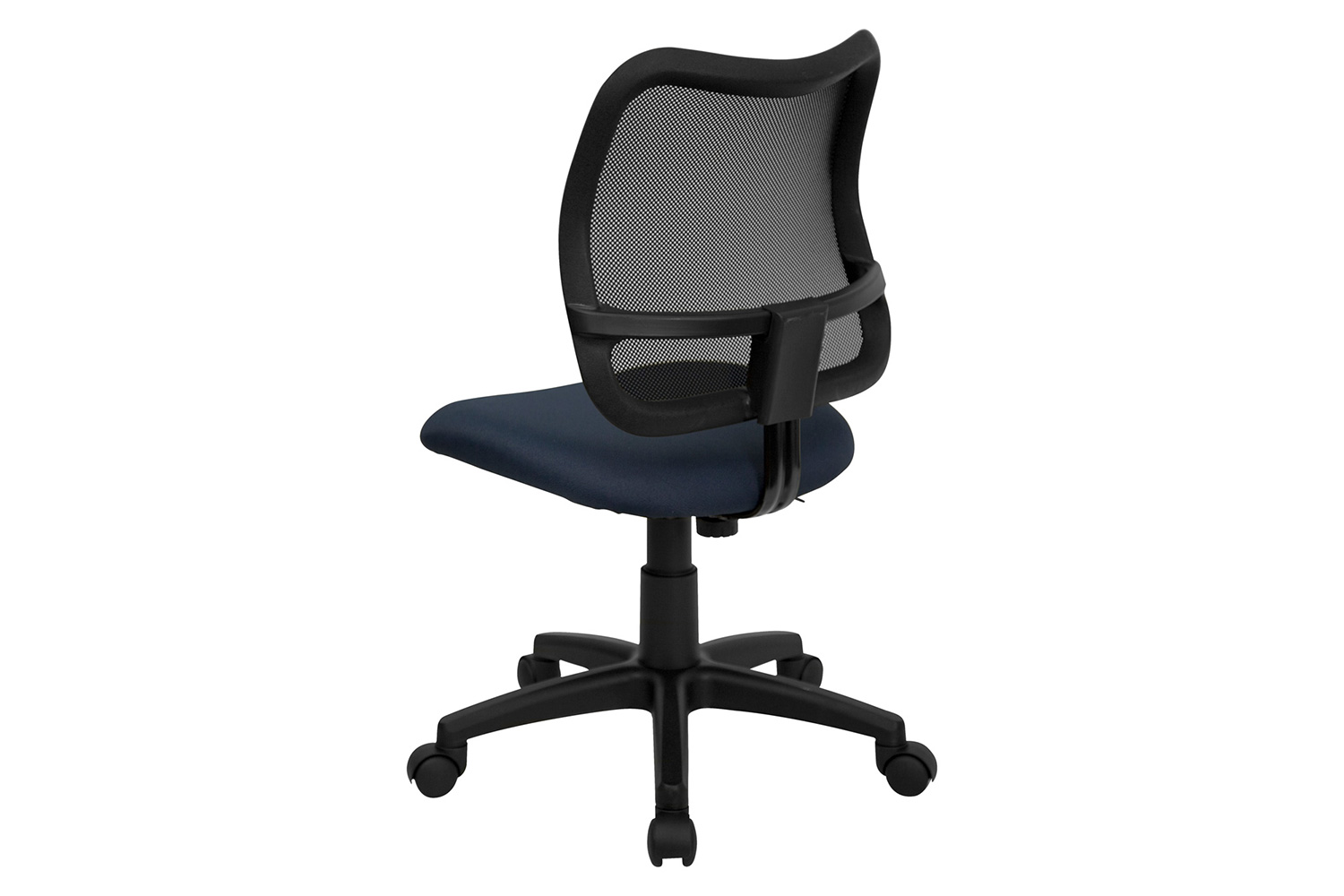 BLNK Alber Mid-Back Mesh Swivel Task Office Chair - Navy Blue