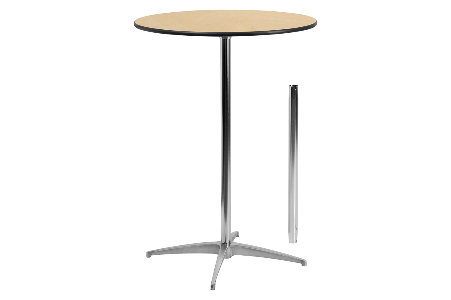 BLNK Lars Round Wood Cocktail Table - 30"D