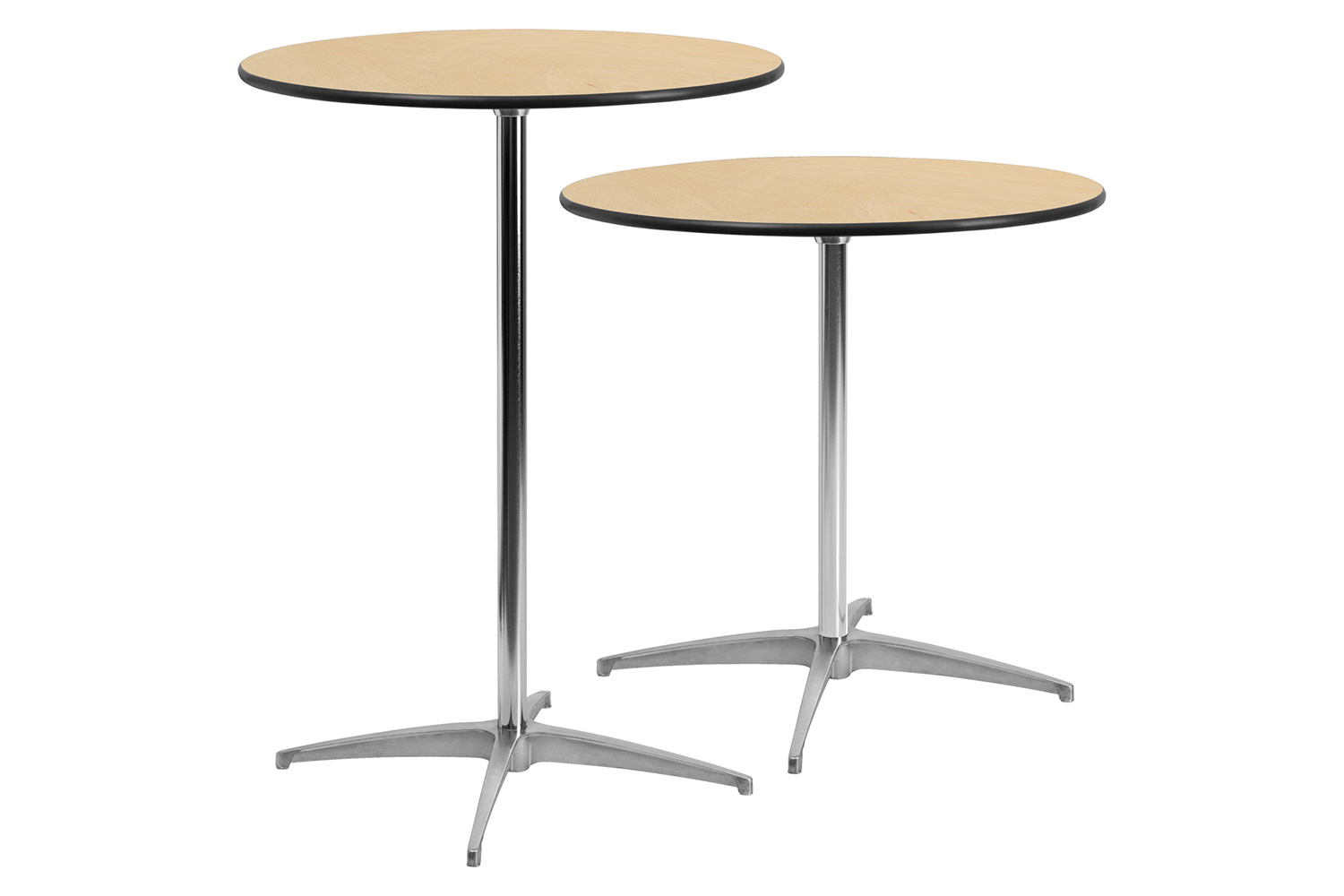 BLNK Lars Round Wood Cocktail Table - 30"D