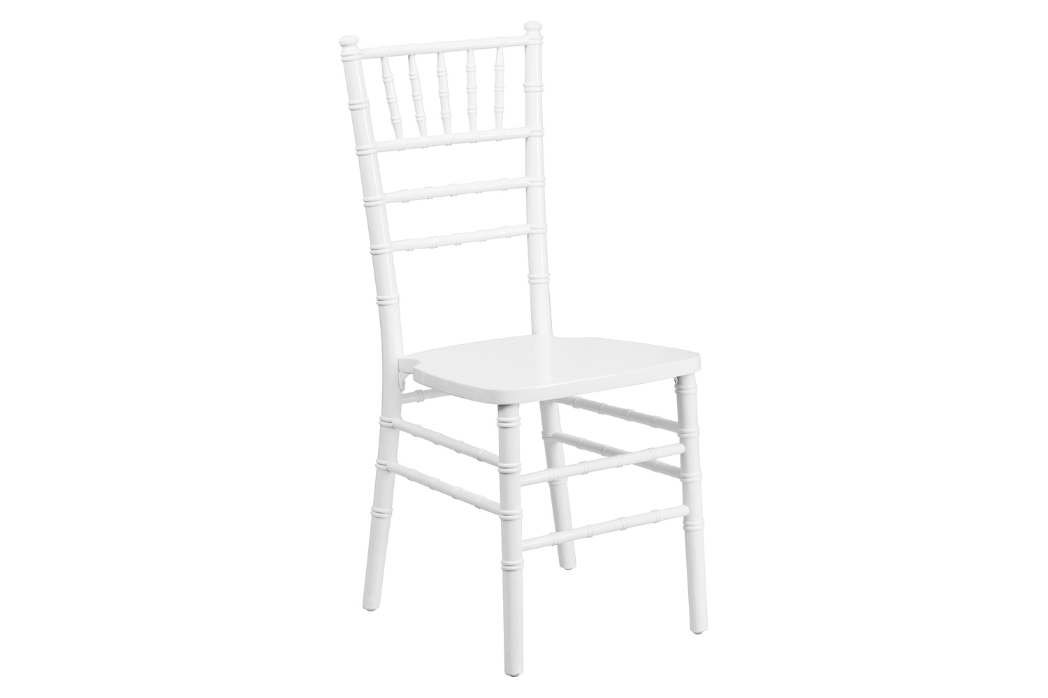 BLNK HERCULES Series Wood Chiavari Chair - White