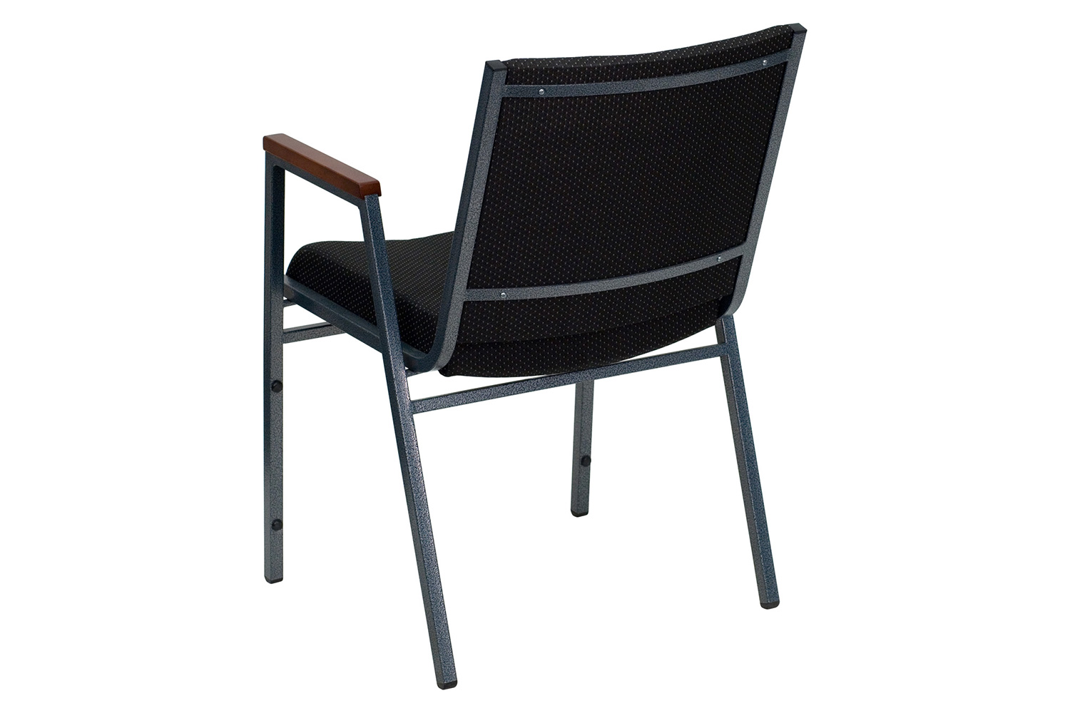 BLNK HERCULES Series Fabric Heavy Duty Stack Chair with Arms - Black Dot