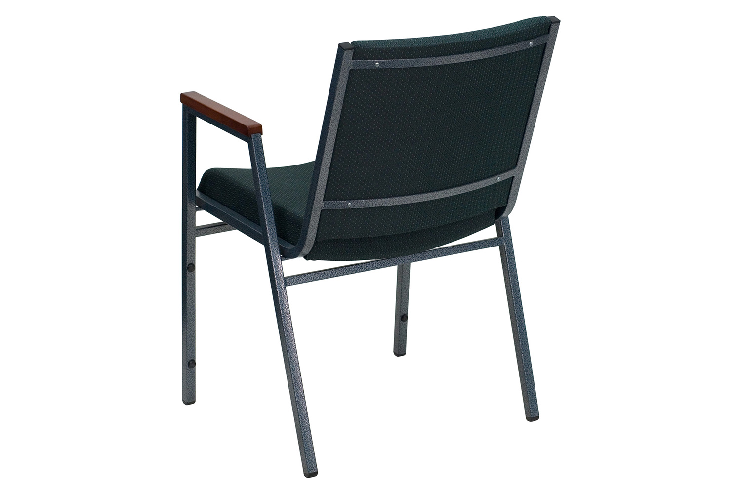 BLNK HERCULES Series Fabric Heavy Duty Stack Chair with Arms - Green Patterned
