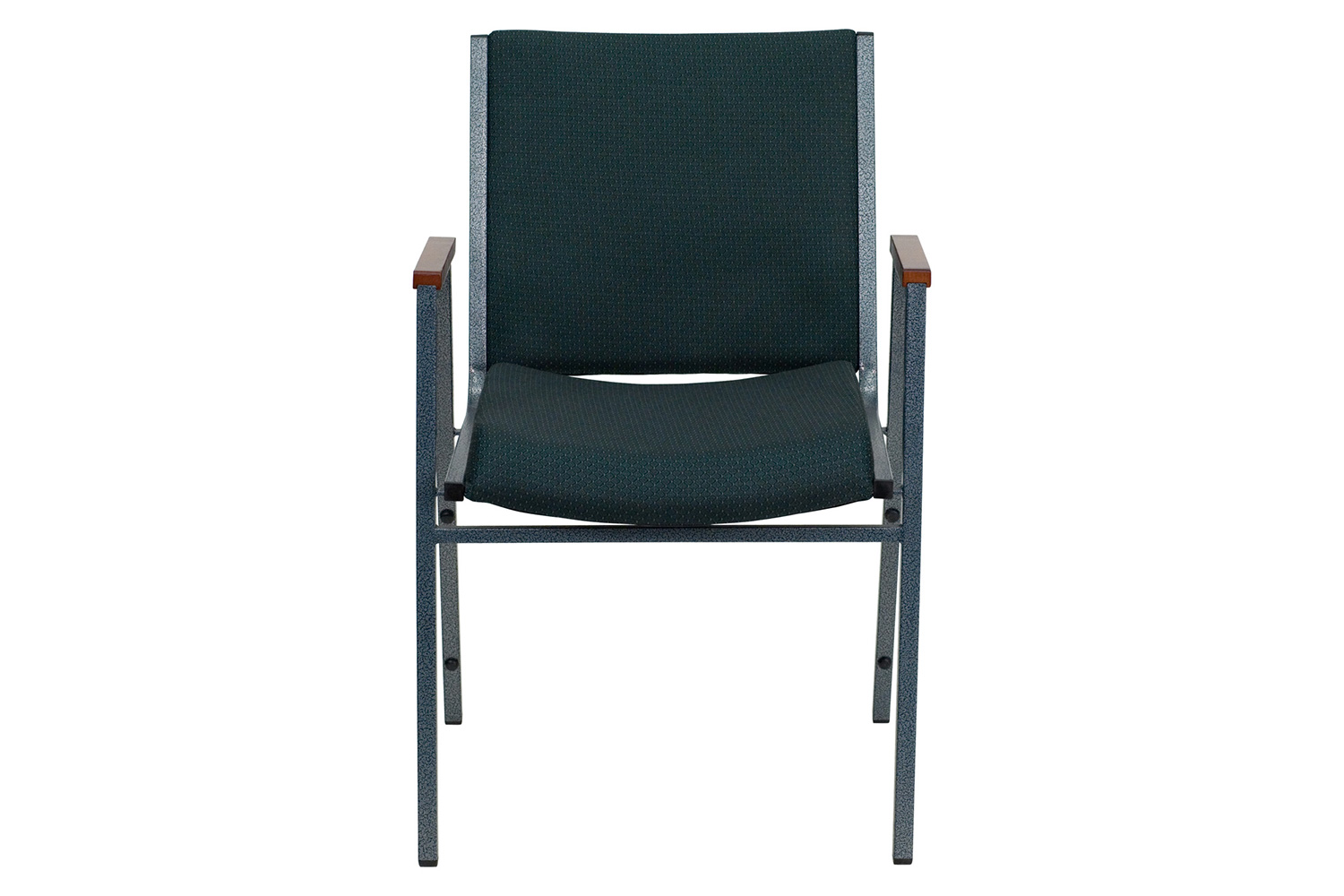 BLNK HERCULES Series Fabric Heavy Duty Stack Chair with Arms - Green Patterned