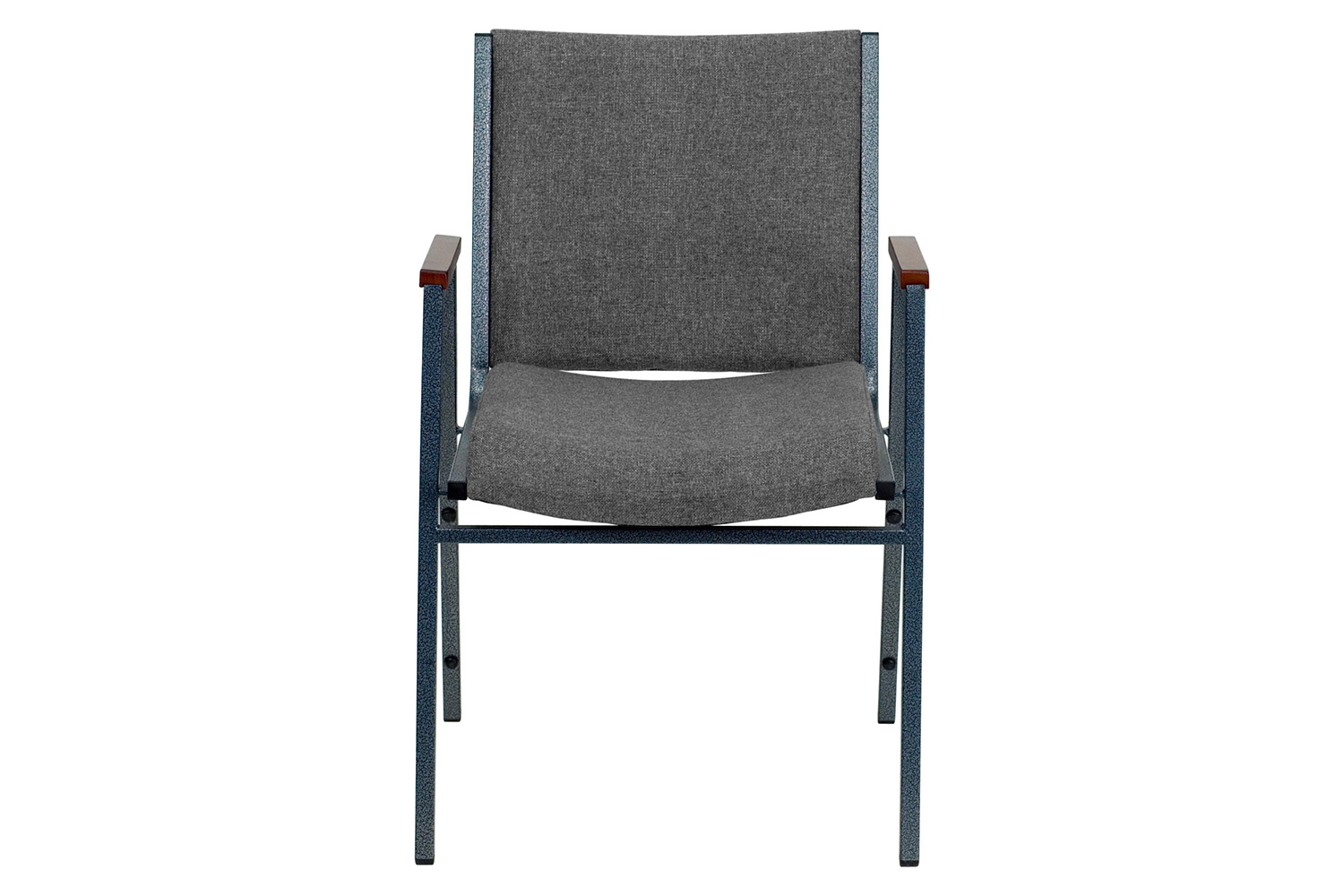 BLNK HERCULES Series Fabric Heavy Duty Stack Chair with Arms - Gray