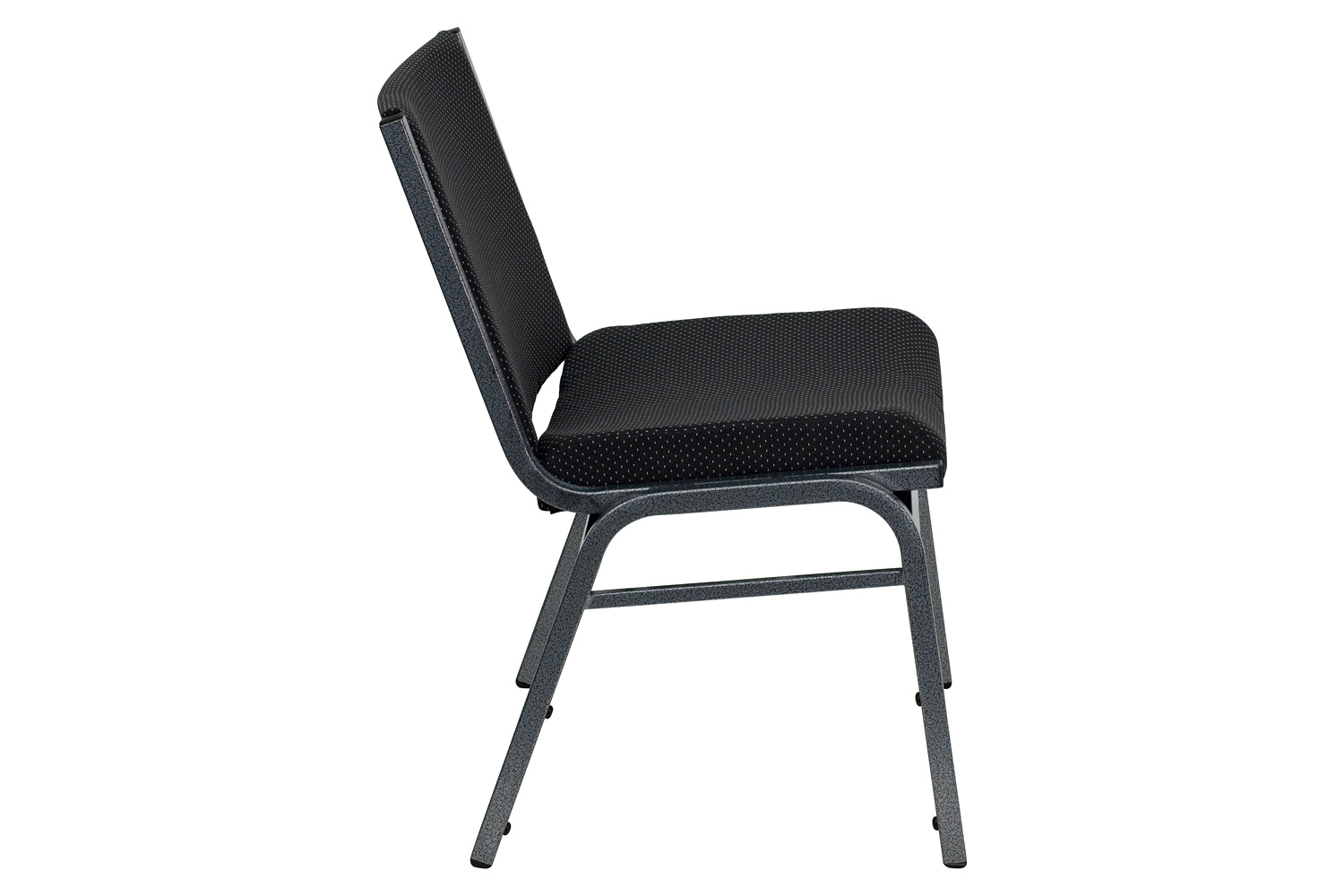 BLNK HERCULES Series Fabric Stack Chair - Black