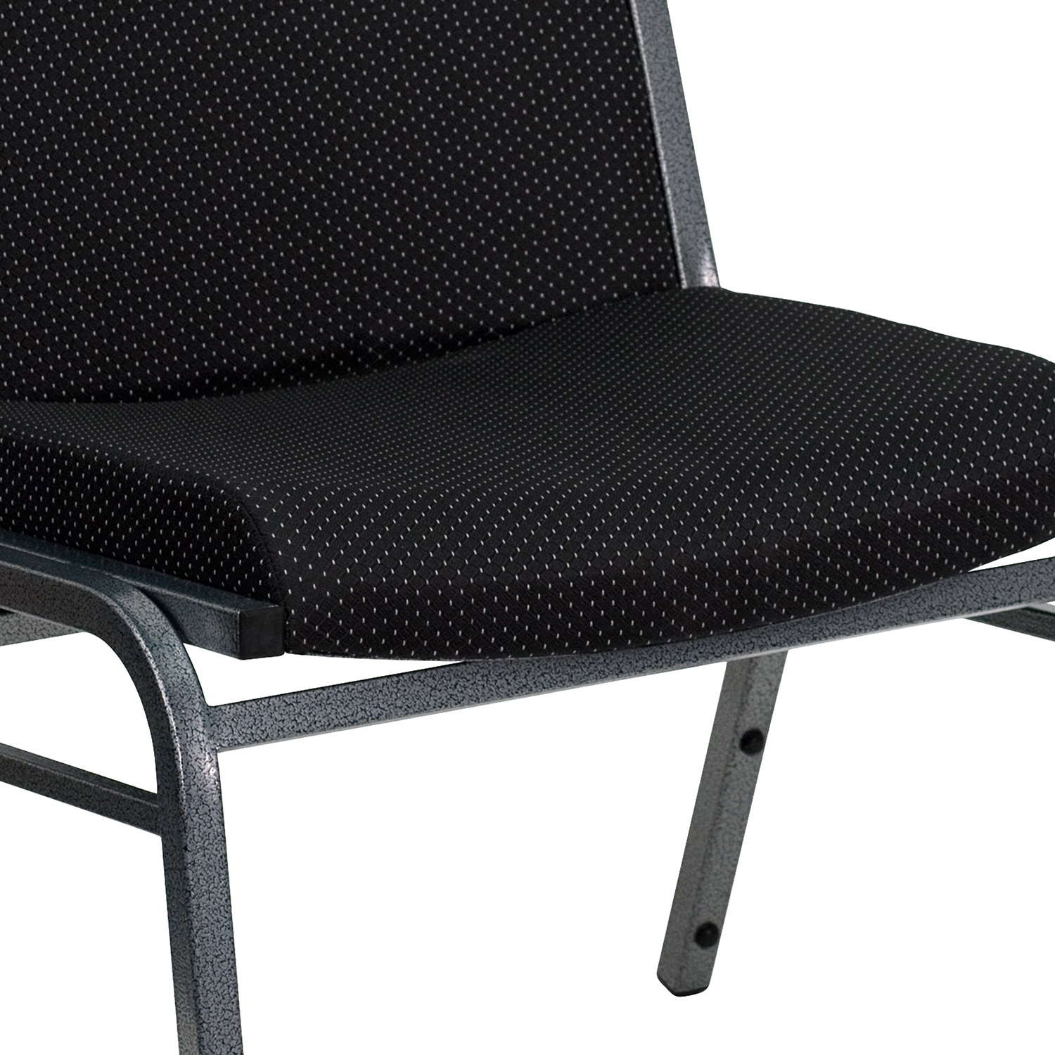 BLNK HERCULES Series Fabric Stack Chair - Black