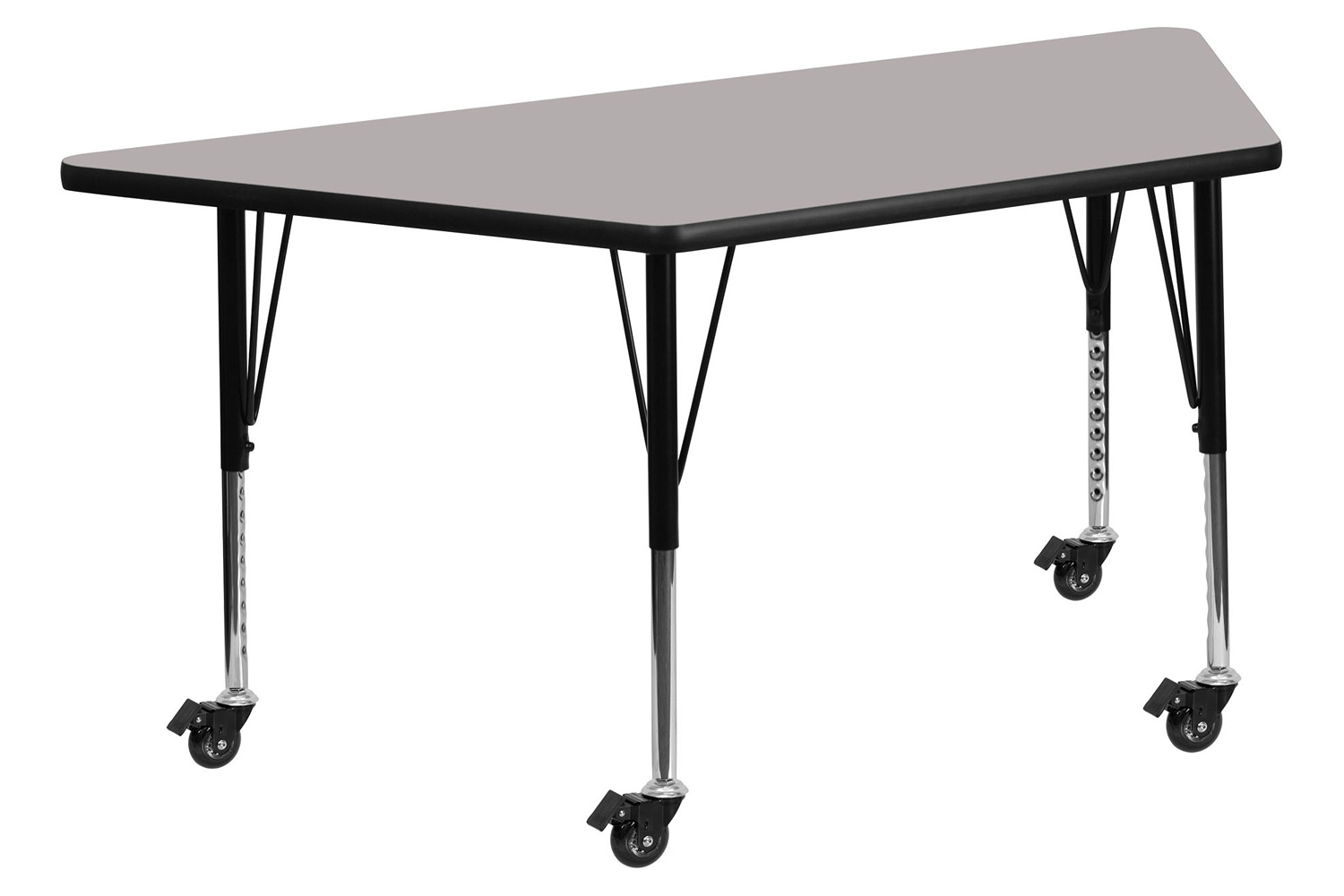 BLNK - Wren Mobile Trapezoid HP Laminate Activity Table