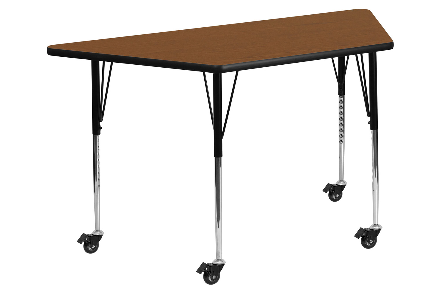 BLNK - Wren Mobile Trapezoid HP Laminate Activity Table