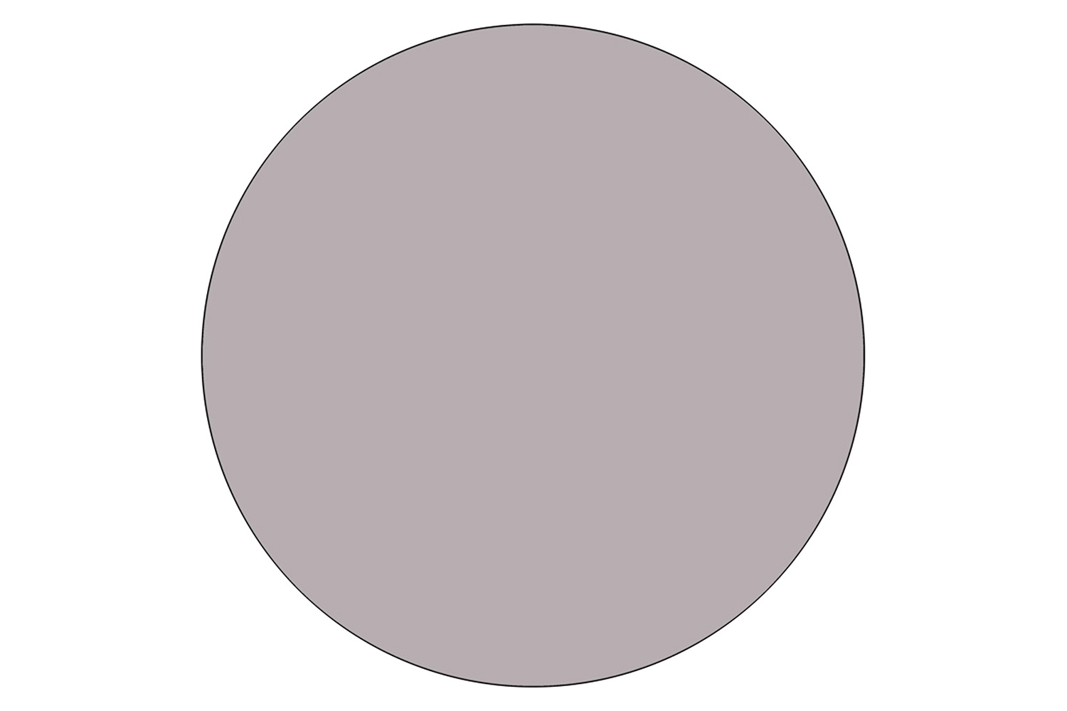 BLNK Wren Round Thermal Laminate Activity Table - Gray, 42"D, with Short Height Adjustable Legs