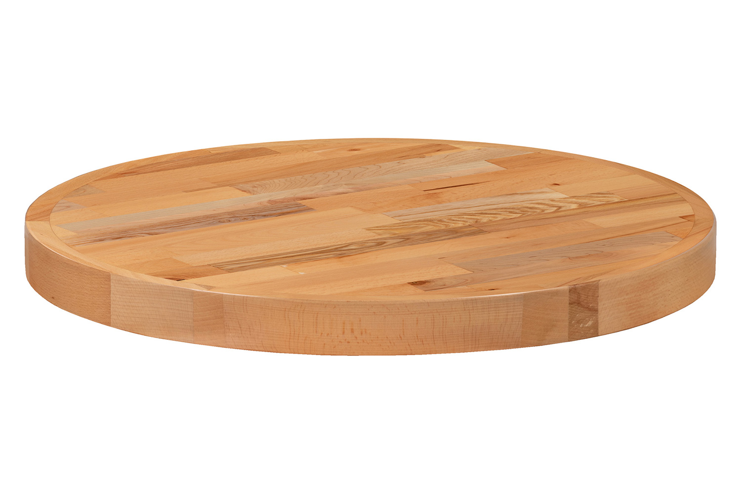 BLNK Mayfair Round Butcher Block Style Table Top - 24"D