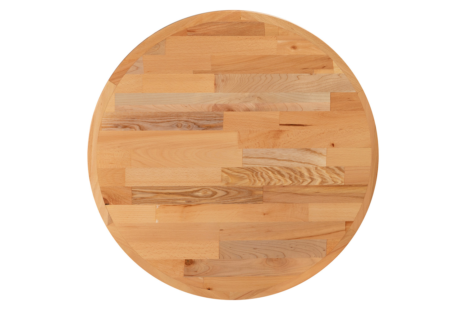 BLNK Mayfair Round Butcher Block Style Table Top - 24"D