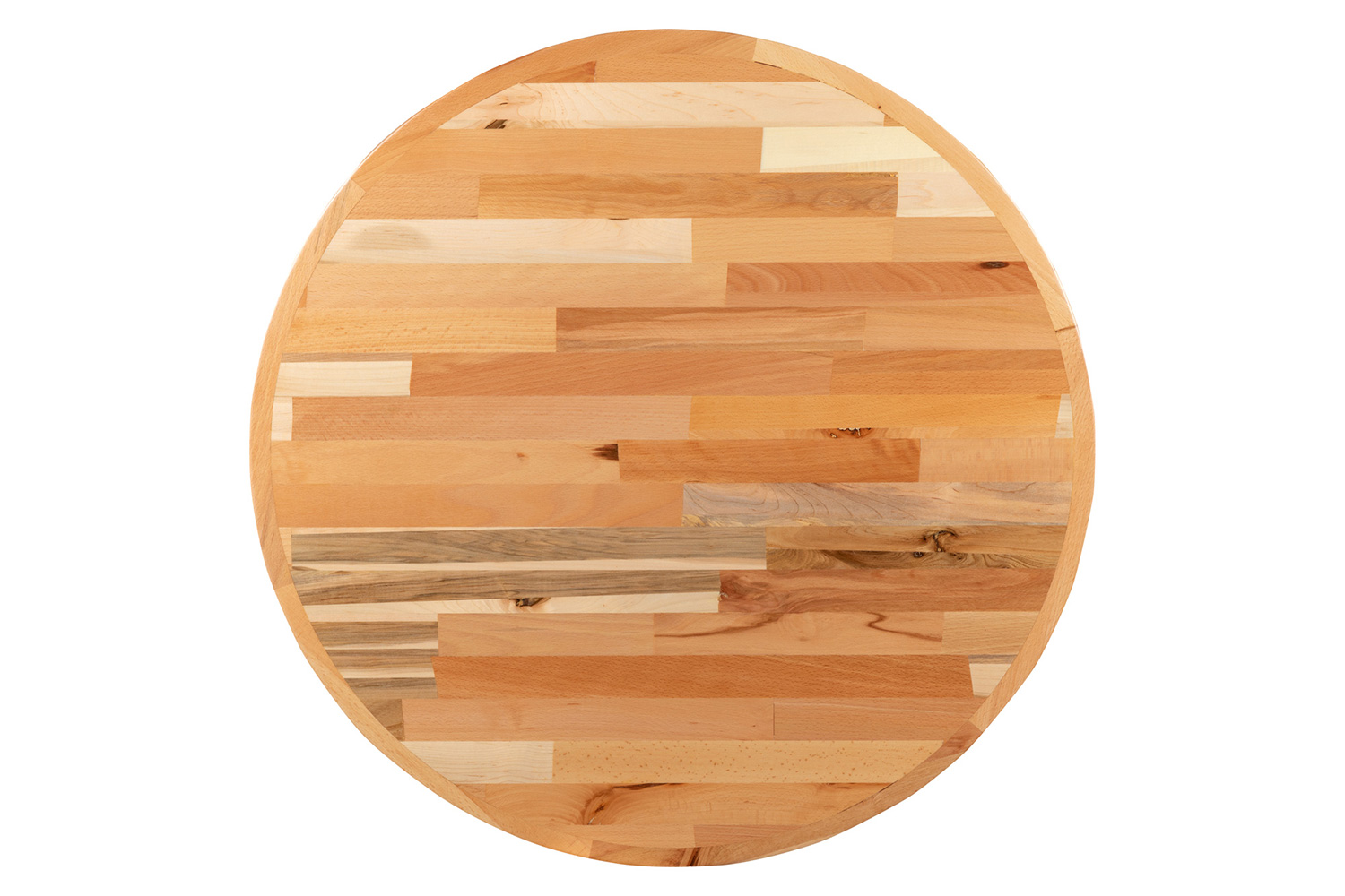 BLNK Mayfair Round Butcher Block Style Table Top - 30"D