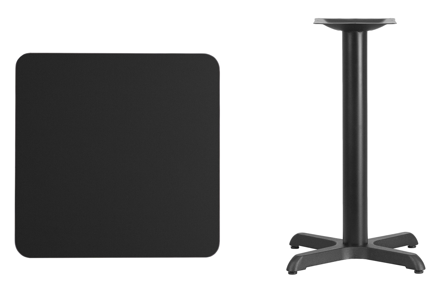BLNK - Stiles Square Table with 22'' x 22'' Base