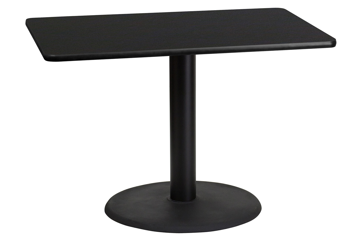 BLNK - Rectangular Table with 24'' Round Base