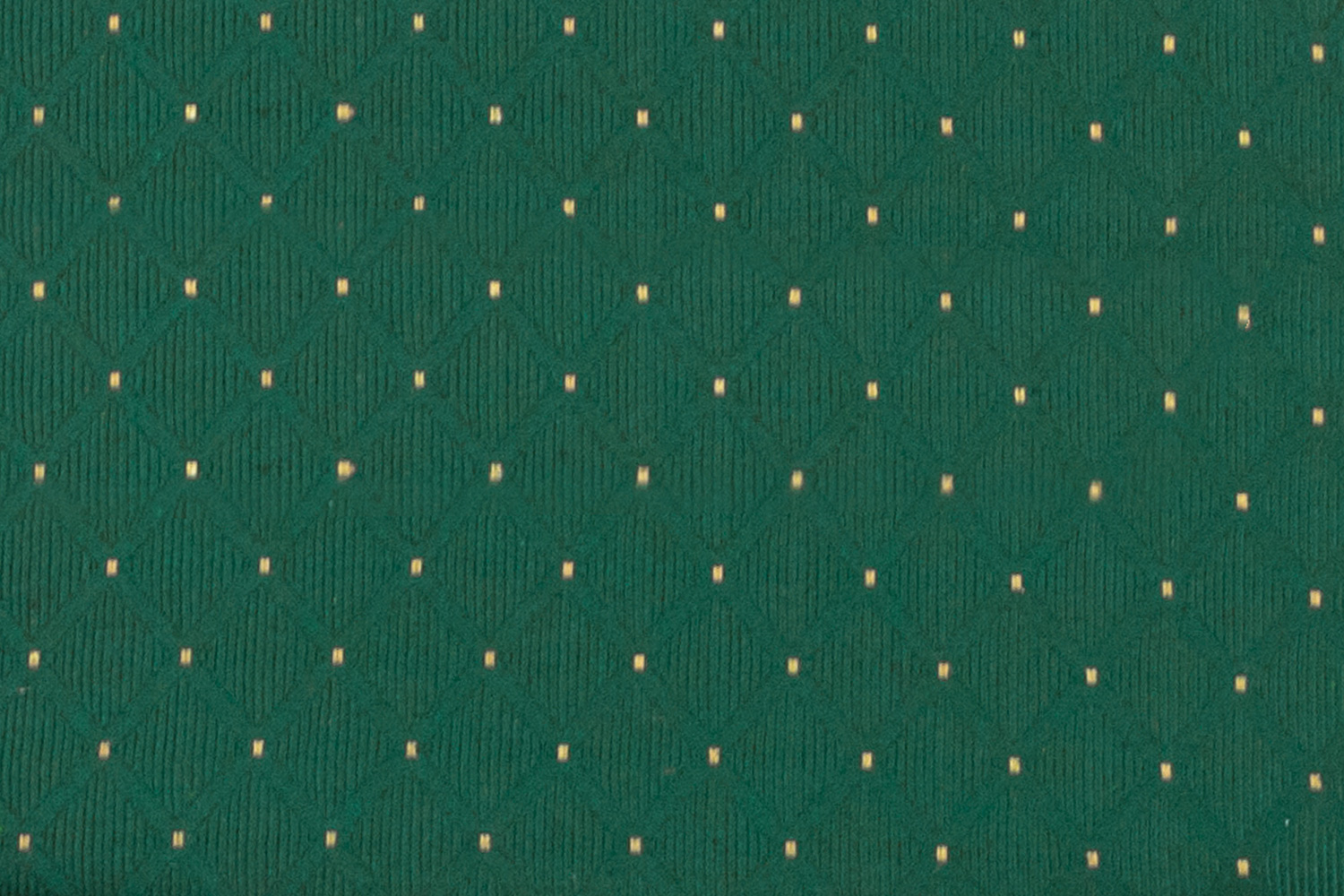 BLNK HERCULES Series Fabric Church Chair with Book Rack and Gold Vein Frame - Green Patterned