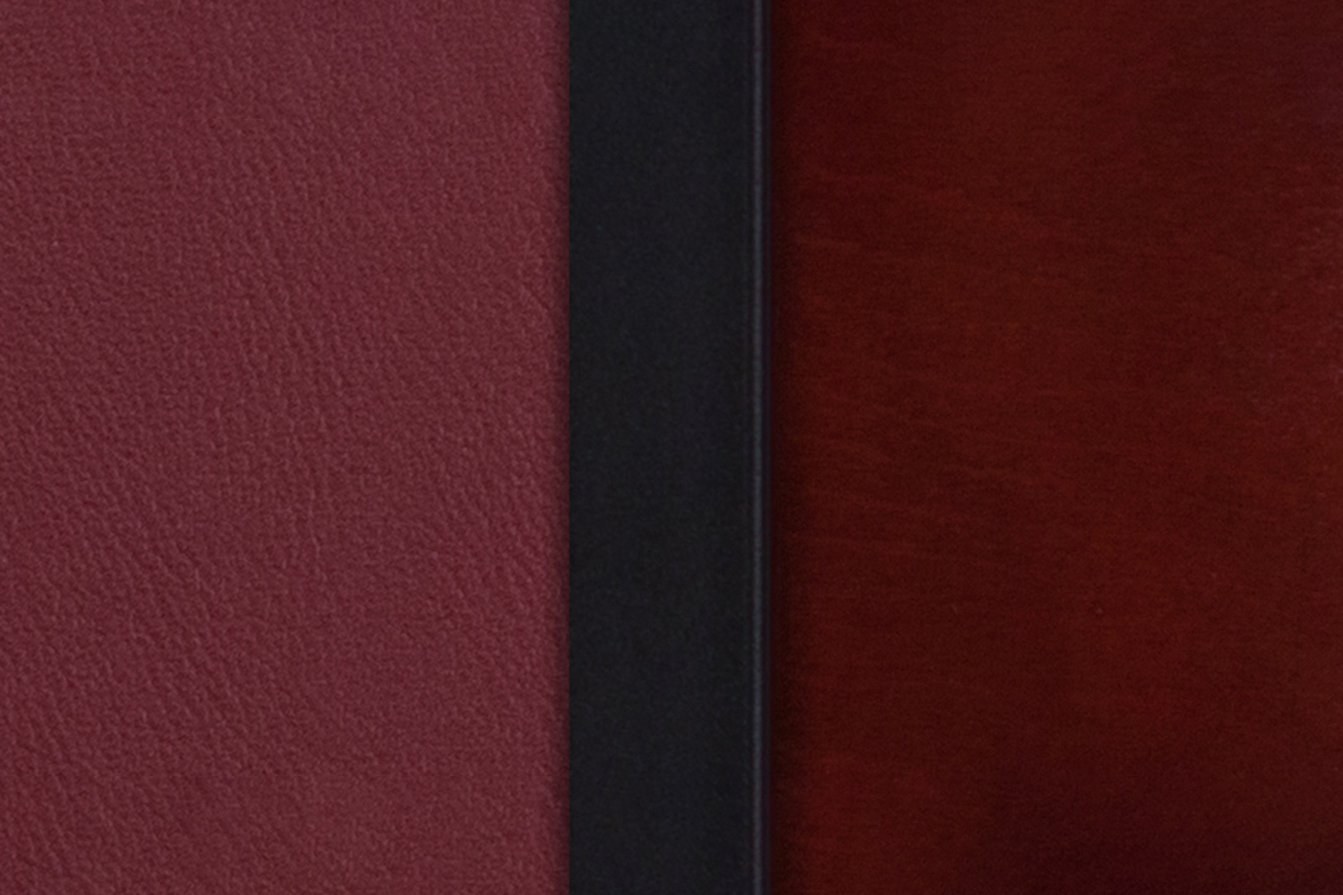 BLNK HERCULES Series Black Metal Cutout Back Restaurant Bar Stool with Mahogany Wood Back and Vinyl Seat - Burgundy