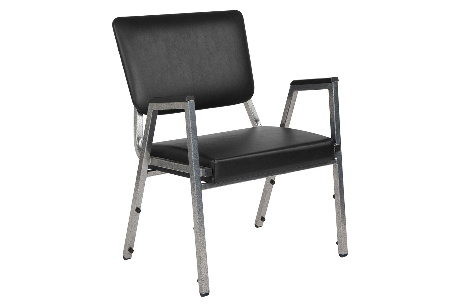 BLNK - HERCULES Series Vinyl Antimicrobial Bariatric Medical Reception Arm Chair with 3/4 Panel Back