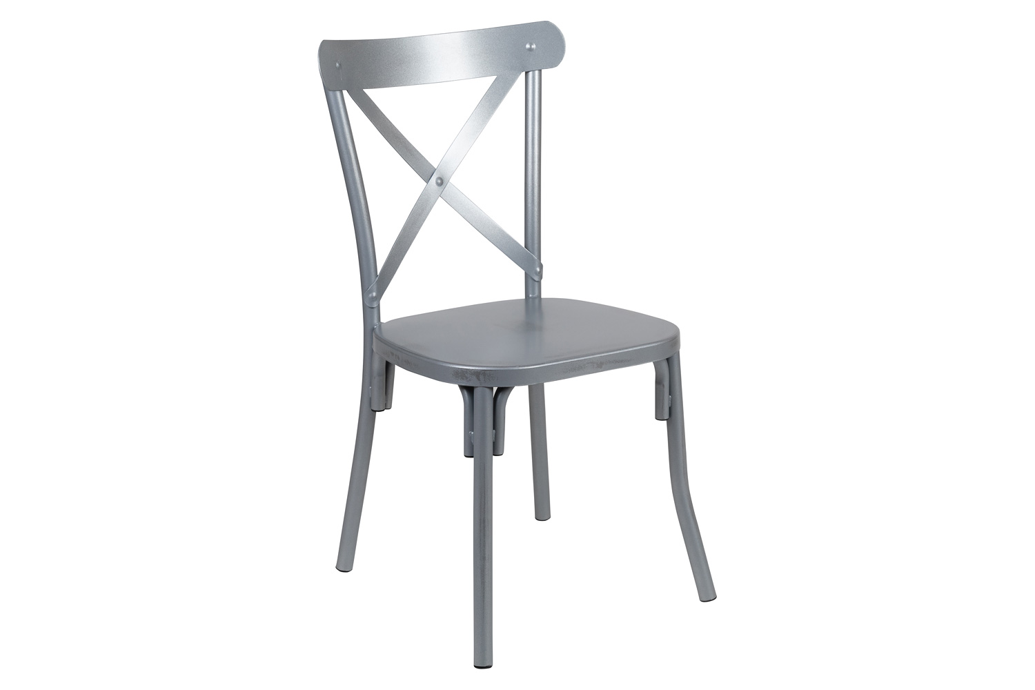 BLNK - Metal Cross Back Dining Chair