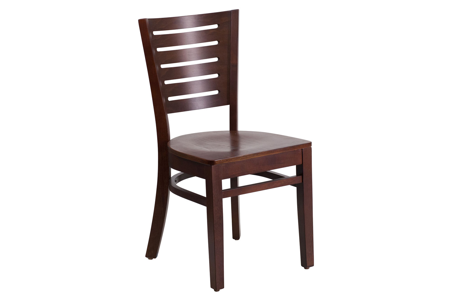 BLNK - Darby Series Wood Slat Back Restaurant Chair
