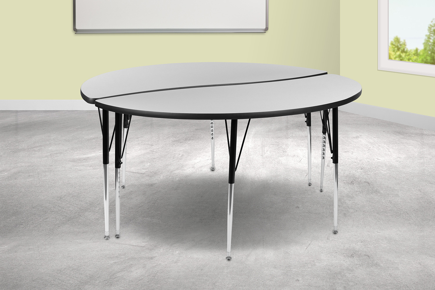 BLNK - Emmy Circle Thermal Laminate Wave Flexible Activity Table Set 2 Piece