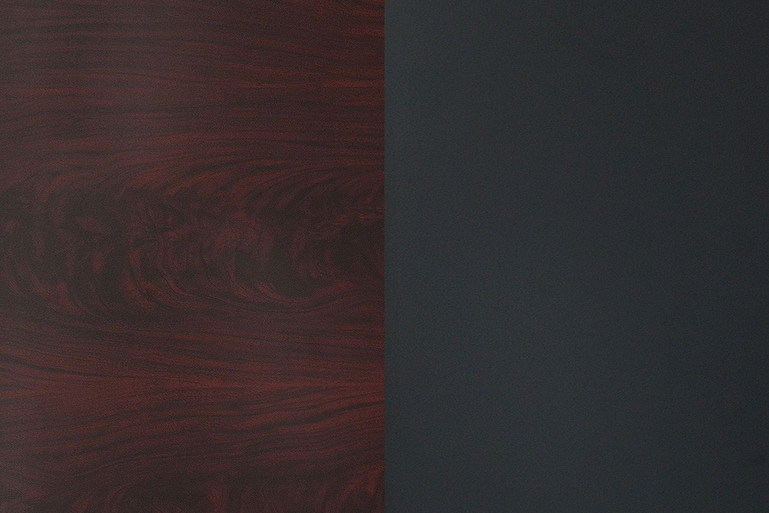 BLNK Glenbrook Rectangular Laminate Reversible Table Top - Black or Mahogany, 30"W x 48"L