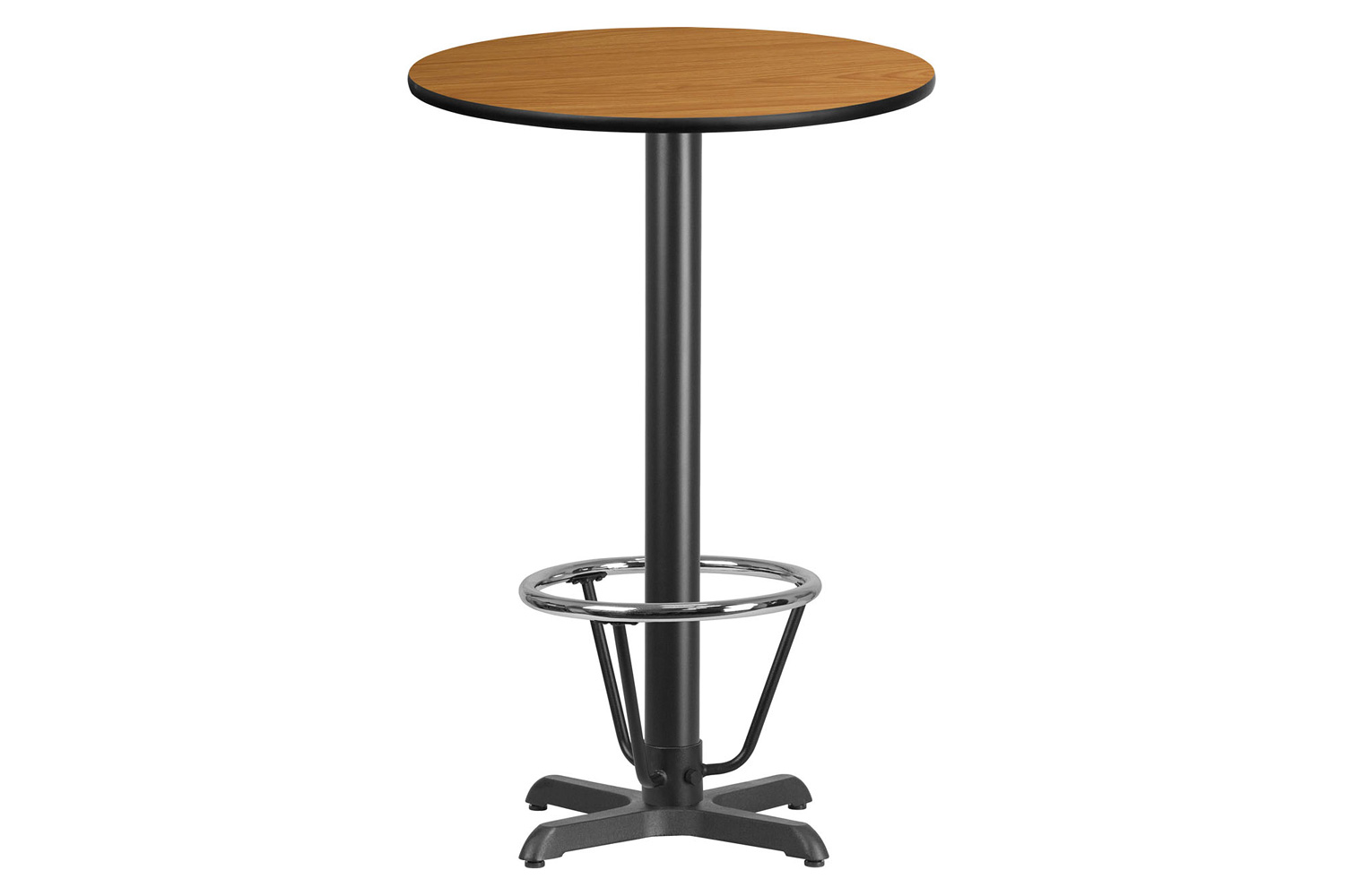 BLNK - Round Bar Height Table with 22'' x 22'' Base