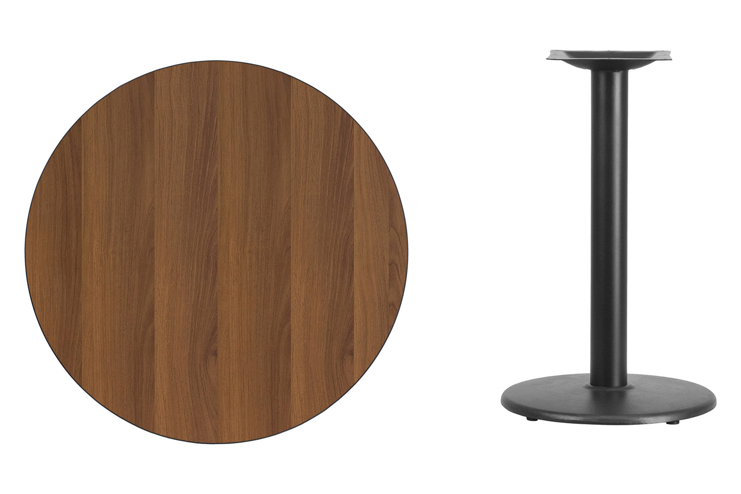 BLNK - Round Table with 18'' Round Base
