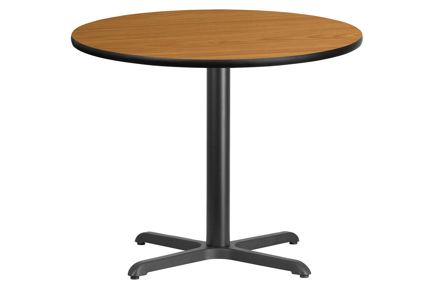 BLNK Round Table with 30'' x 30'' Base - Natural, 36"D