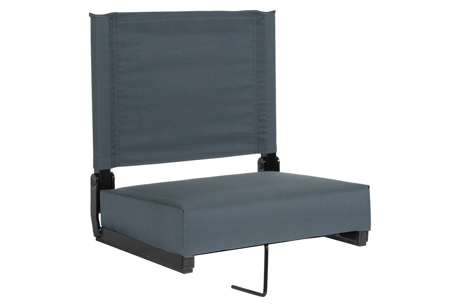 BLNK Grandstand Comfort Lightweight Stadium Chair with Handle and Ultra-Padded Seat - Dark Blue