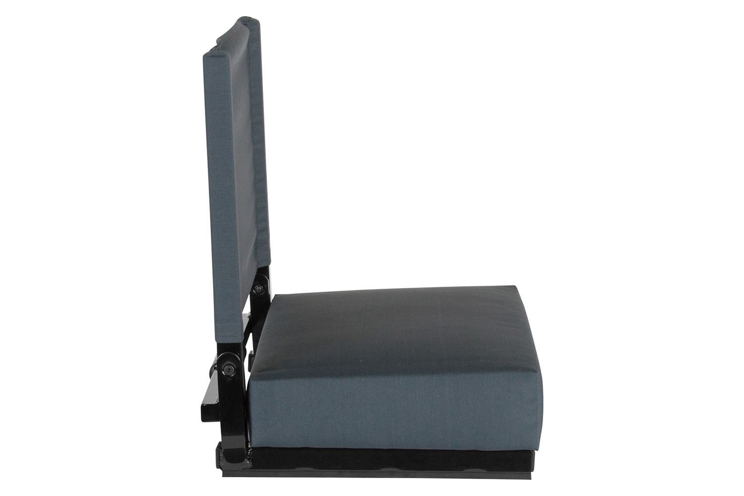 BLNK Grandstand Comfort Lightweight Stadium Chair with Handle and Ultra-Padded Seat - Dark Blue