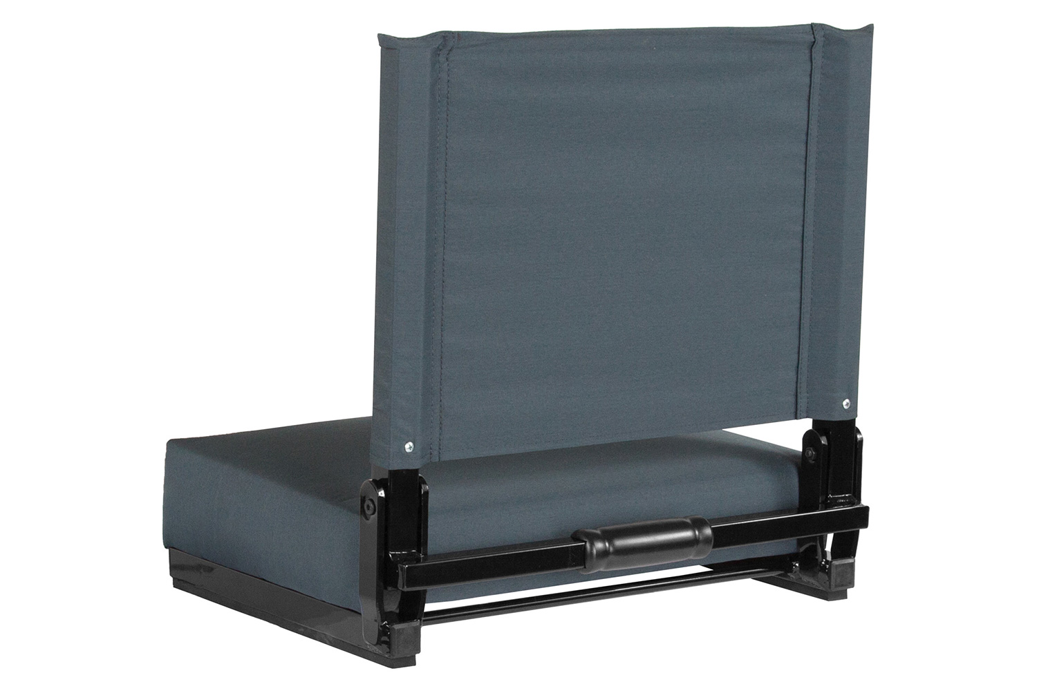 BLNK Grandstand Comfort Lightweight Stadium Chair with Handle and Ultra-Padded Seat - Dark Blue