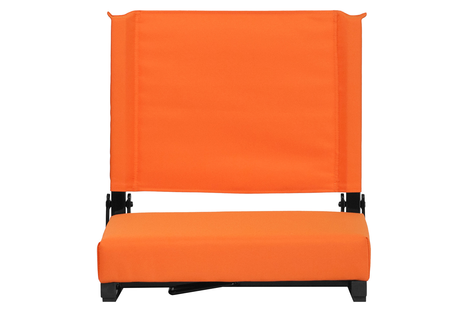 BLNK Grandstand Comfort Lightweight Stadium Chair with Handle and Ultra-Padded Seat - Orange