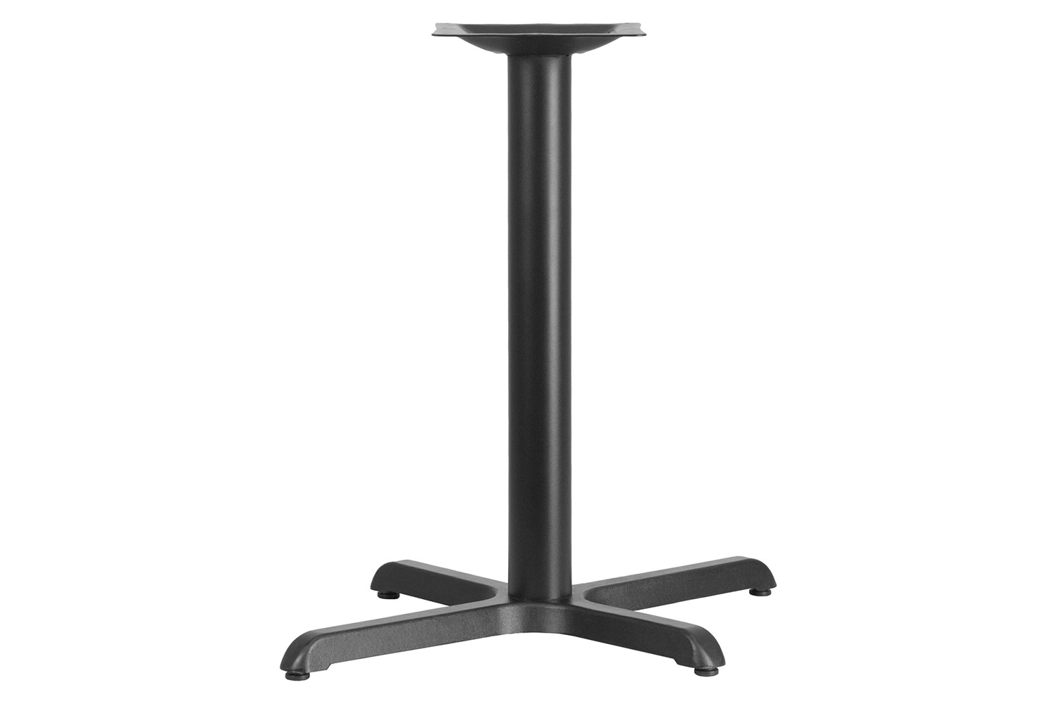 BLNK Beverly Restaurant Table X-Base with Table Height Column - 23.75"W x 30"L
