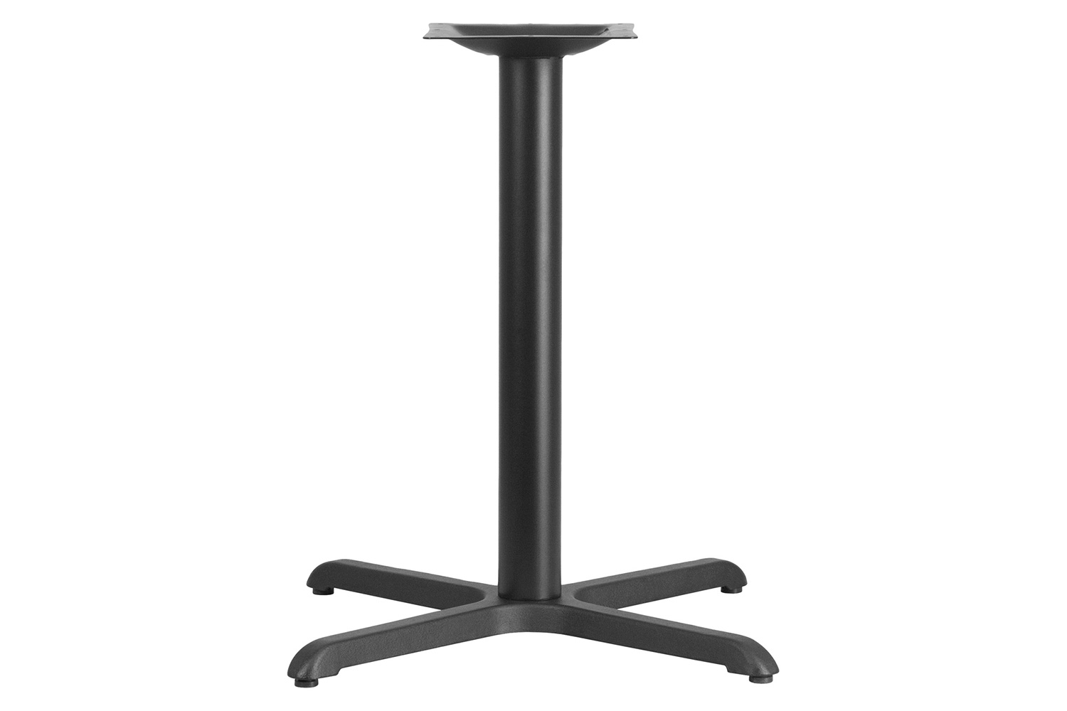 BLNK Beverly Restaurant Table X-Base with Table Height Column - 30"W x 30"L