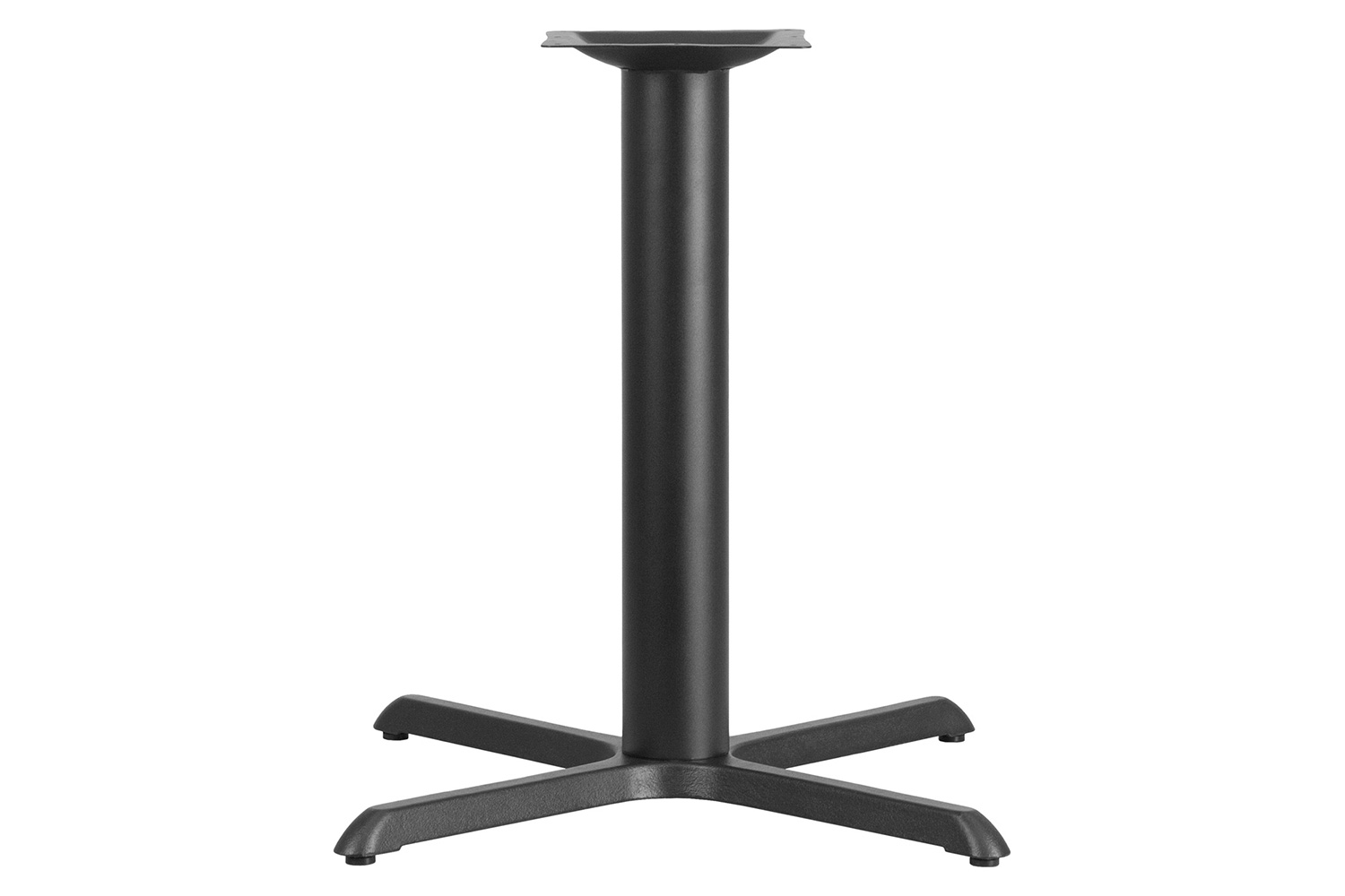 BLNK Beverly Restaurant Table X-Base with Table Height Column - 33"W x 33"L