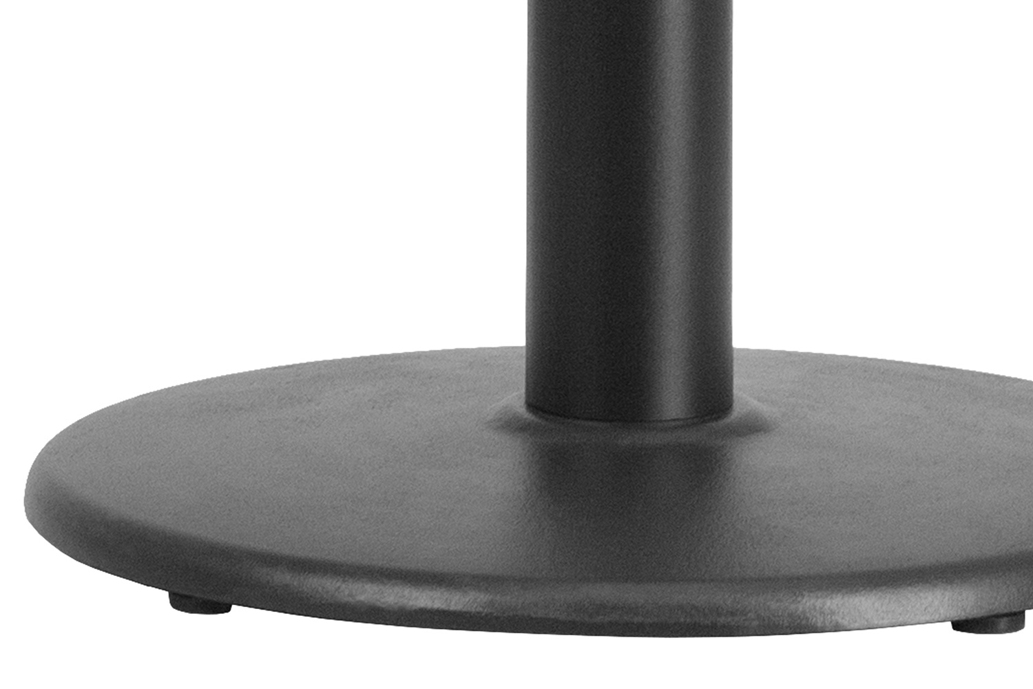 BLNK Beverly Round Restaurant Table Base with Table Height Column - 18"D