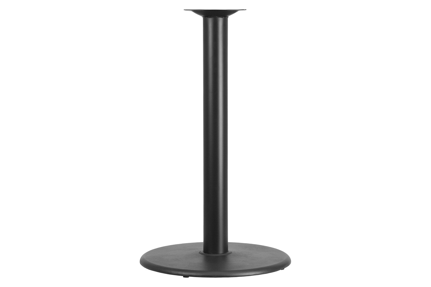 BLNK Beverly Round Restaurant Table Base with Bar Height Column - 24"D