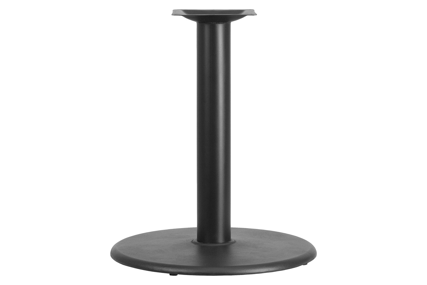 BLNK Beverly Round Restaurant Table Base with Table Height Column - 24"D
