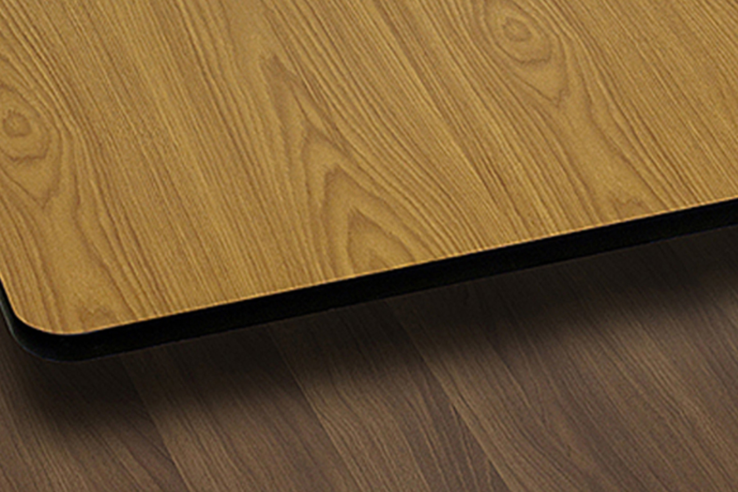 BLNK Glenbrook Rectangular Laminate Reversible Table Top - Natural or Walnut, 24"W x 42"L