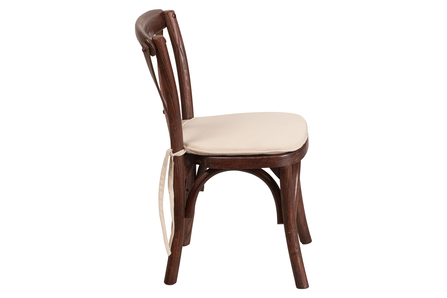 BLNK HERCULES Series Wood Stackable Kids Cross Back Chair with Cushion