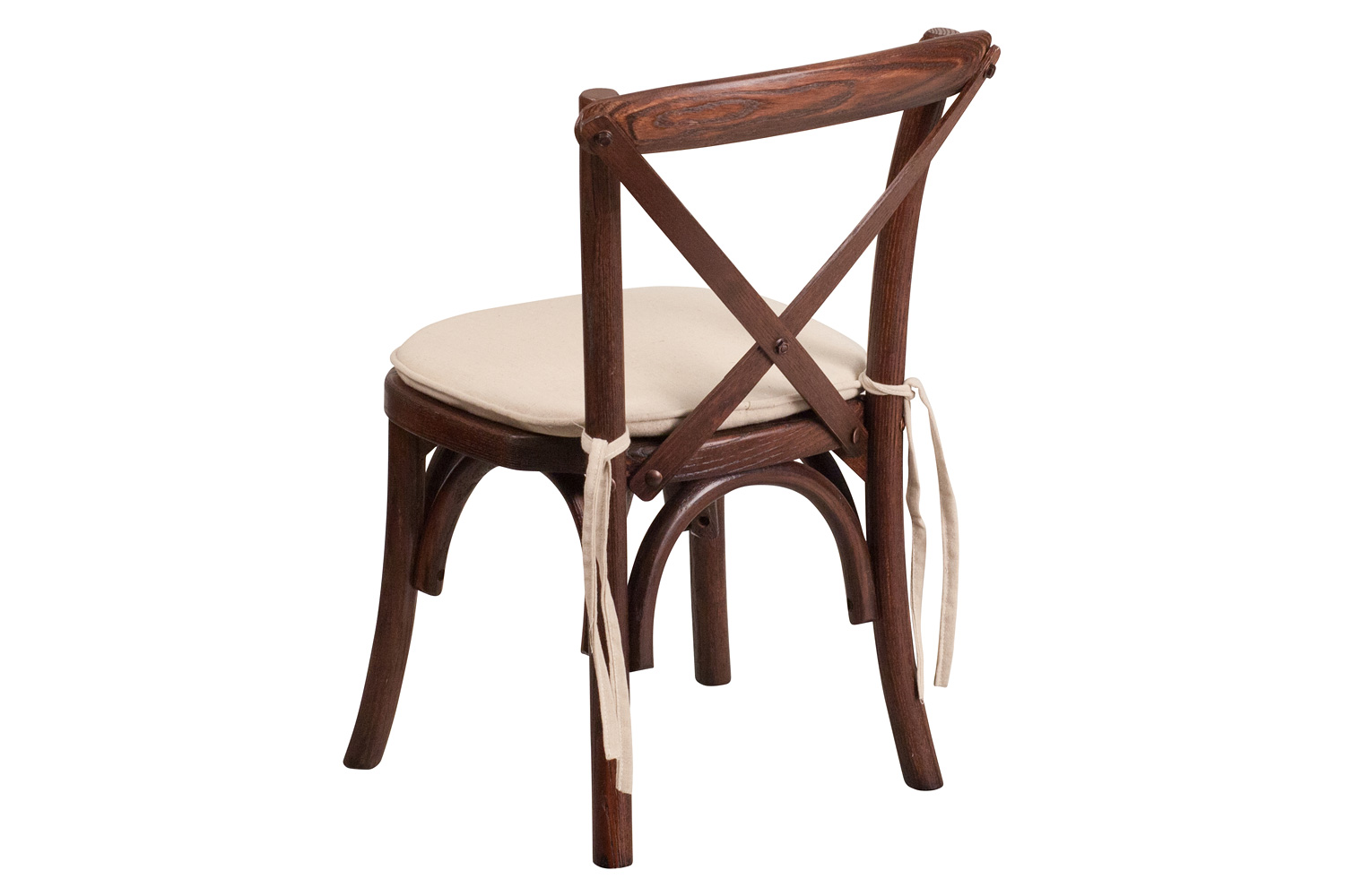 BLNK HERCULES Series Wood Stackable Kids Cross Back Chair with Cushion
