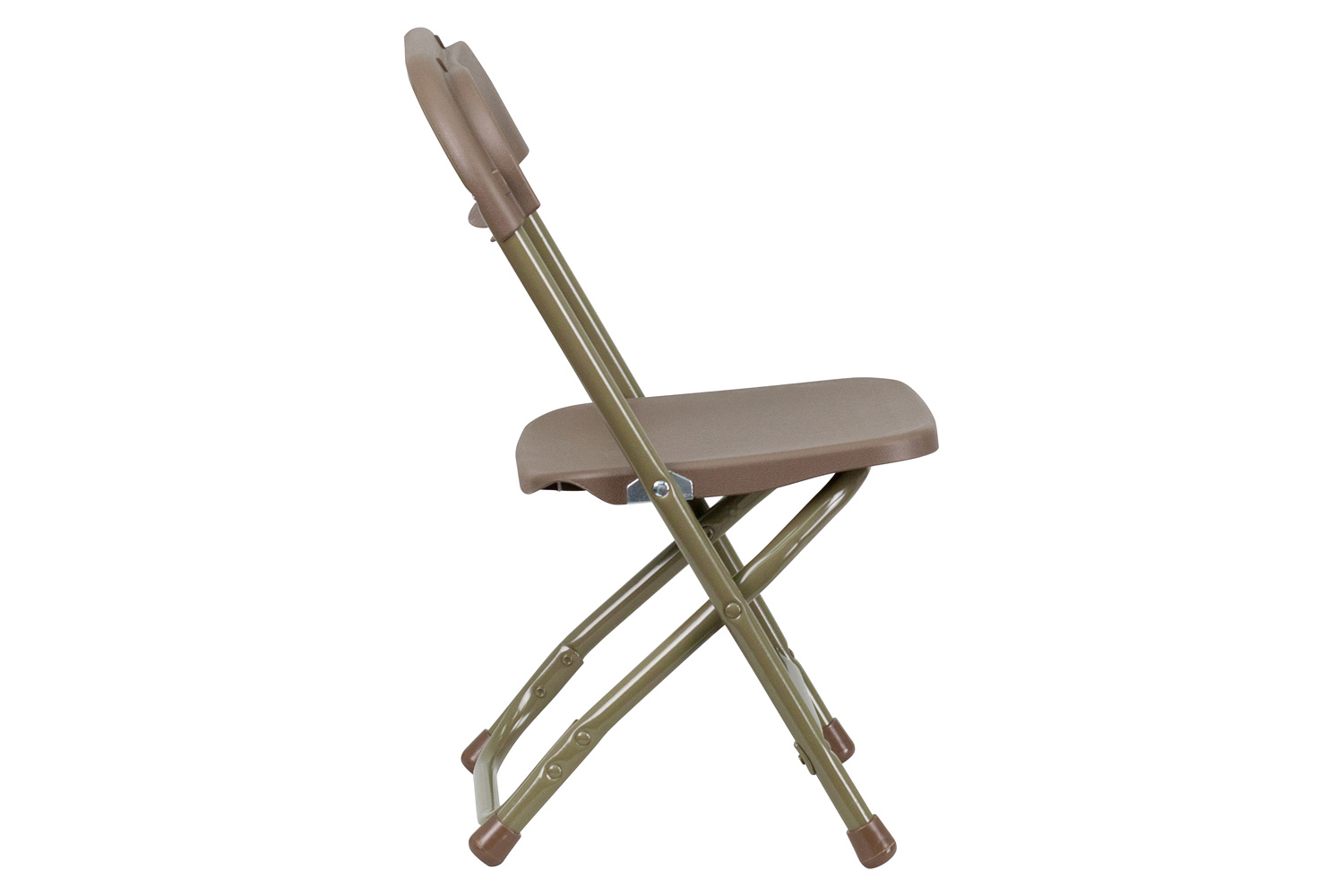 BLNK Timmy Kids Plastic Folding Chair - Brown