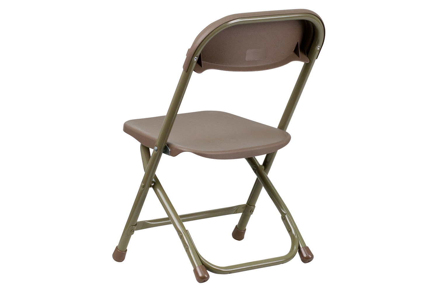 BLNK Timmy Kids Plastic Folding Chair - Brown