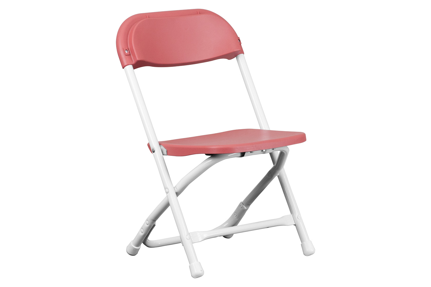 BLNK Timmy Kids Plastic Folding Chair - Burgundy