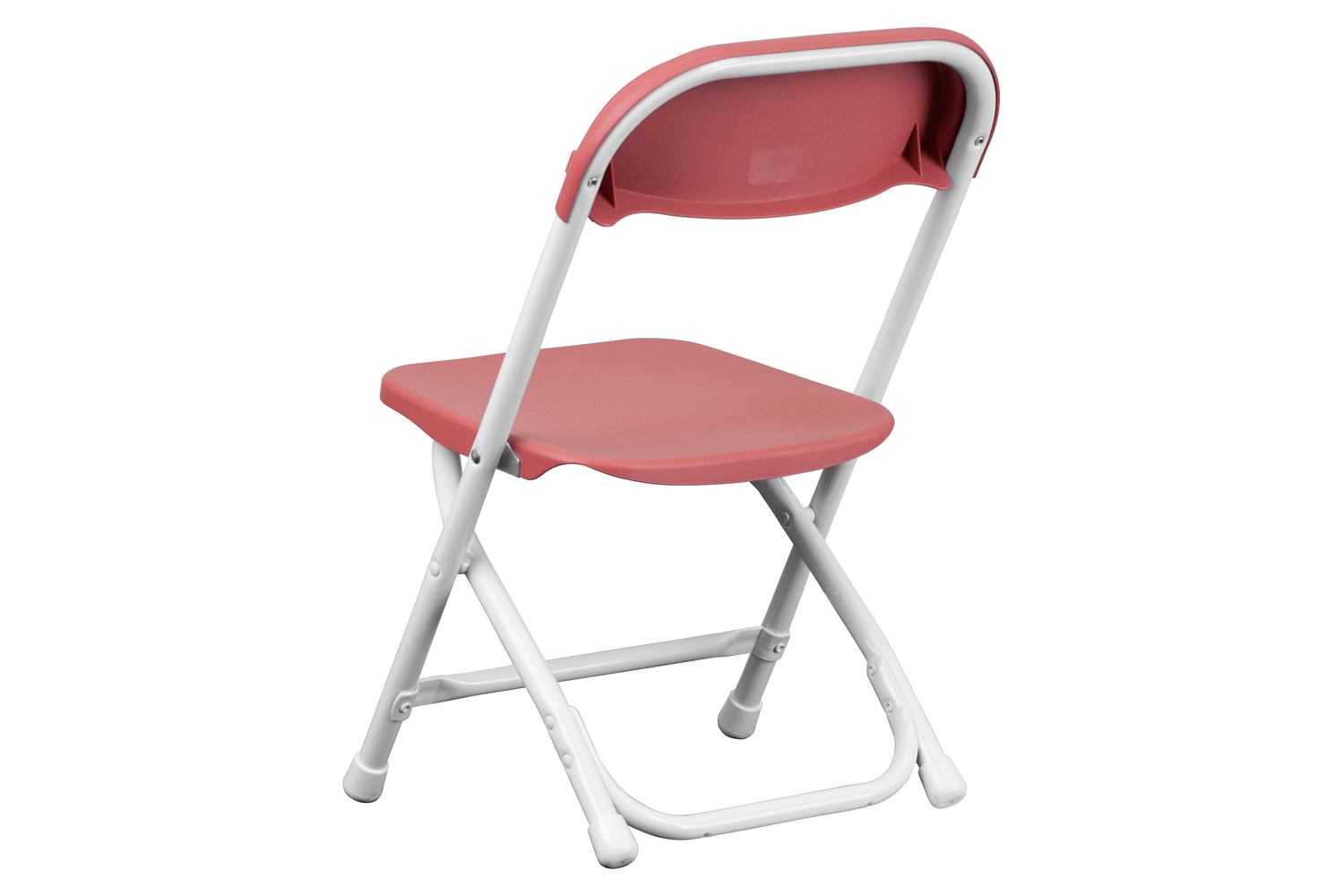 BLNK Timmy Kids Plastic Folding Chair - Burgundy