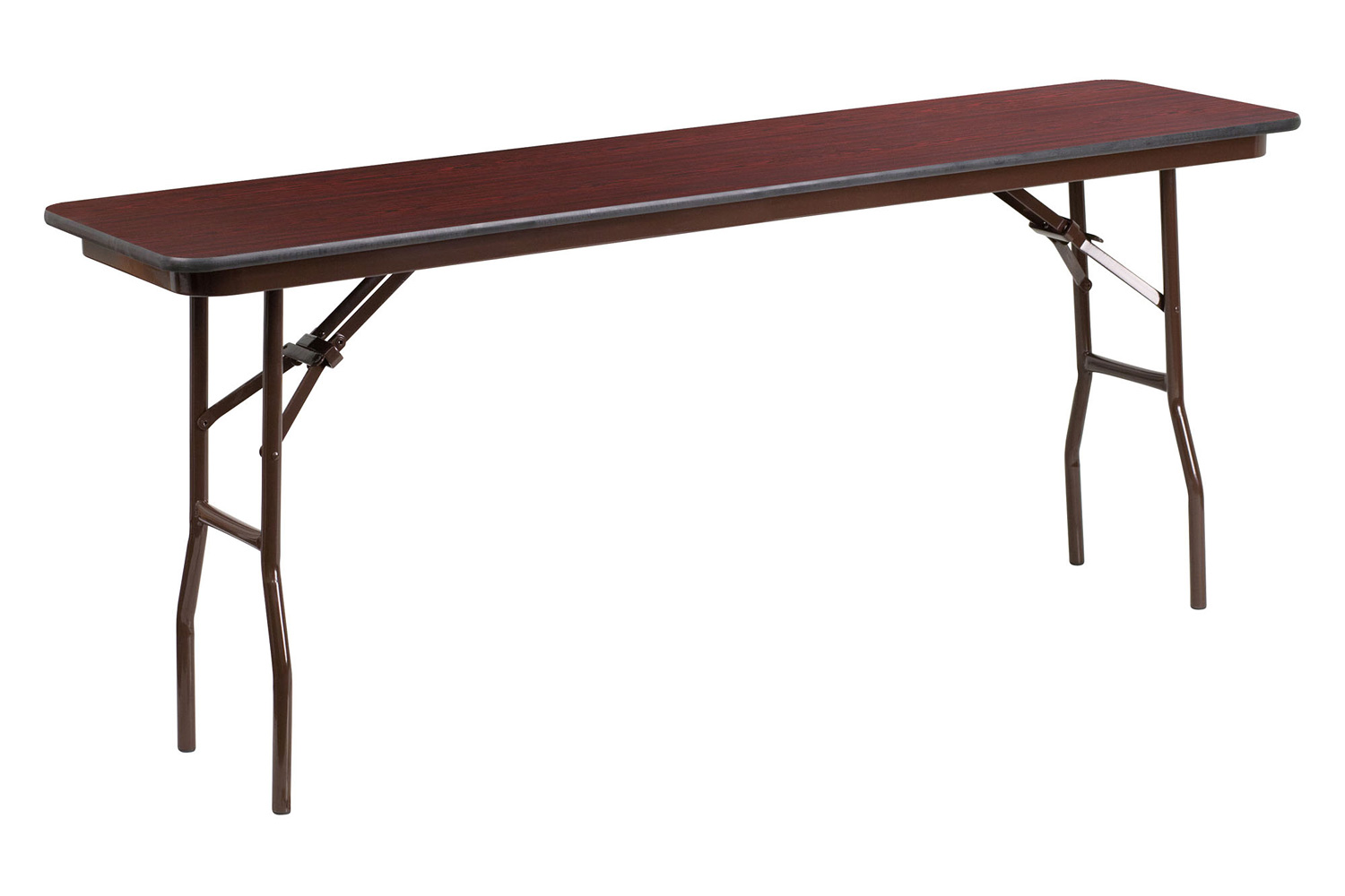 BLNK - Floyd Mahogany HP Laminate Folding Training Table
