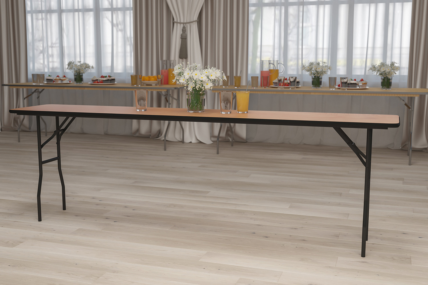 BLNK - Gael Rectangular Wood Folding Training