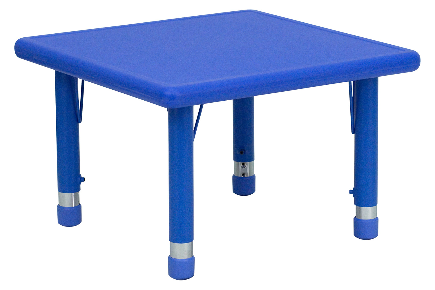 BLNK Wren Square Plastic Adjustable Activity Table - Blue