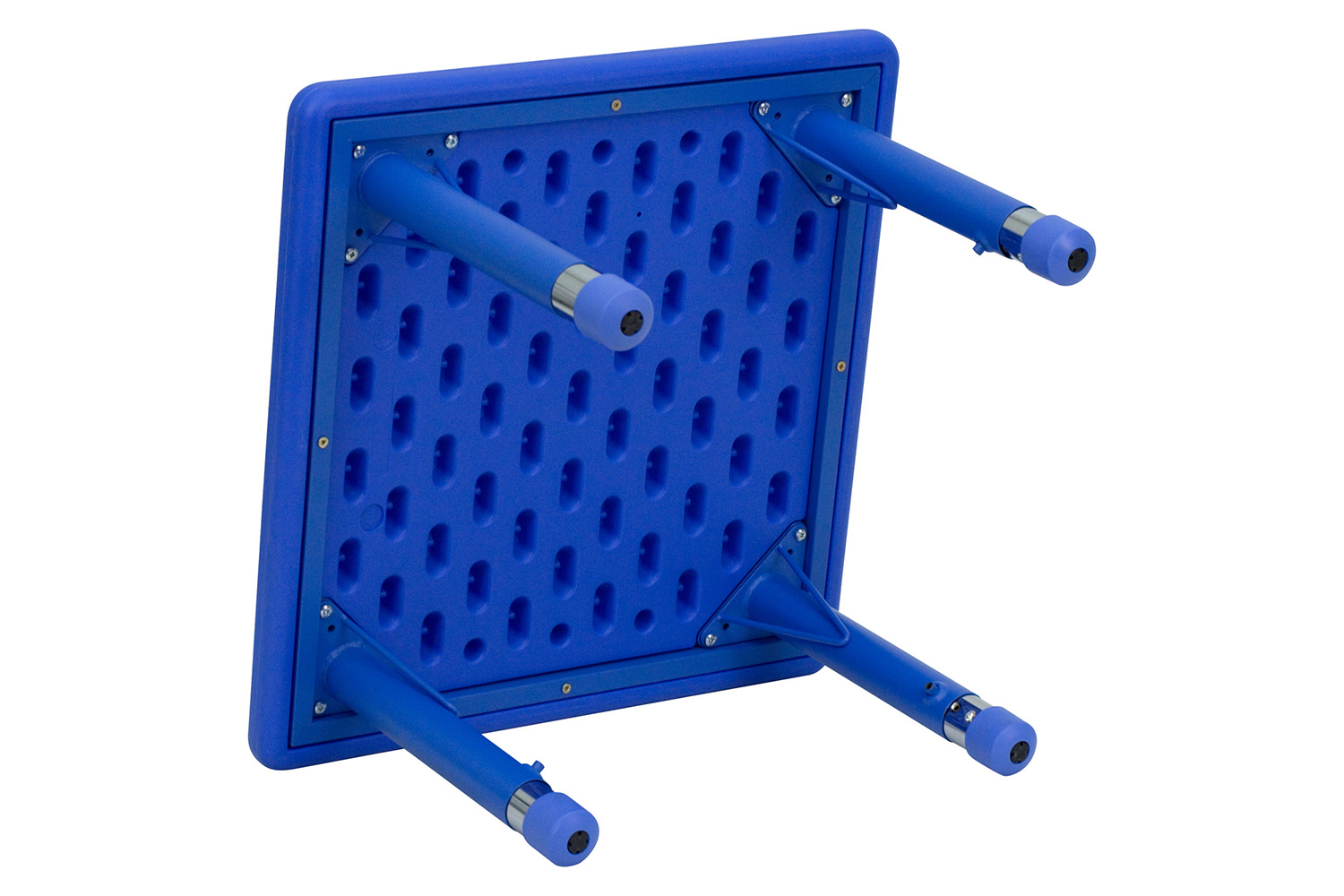 BLNK Wren Square Plastic Adjustable Activity Table - Blue