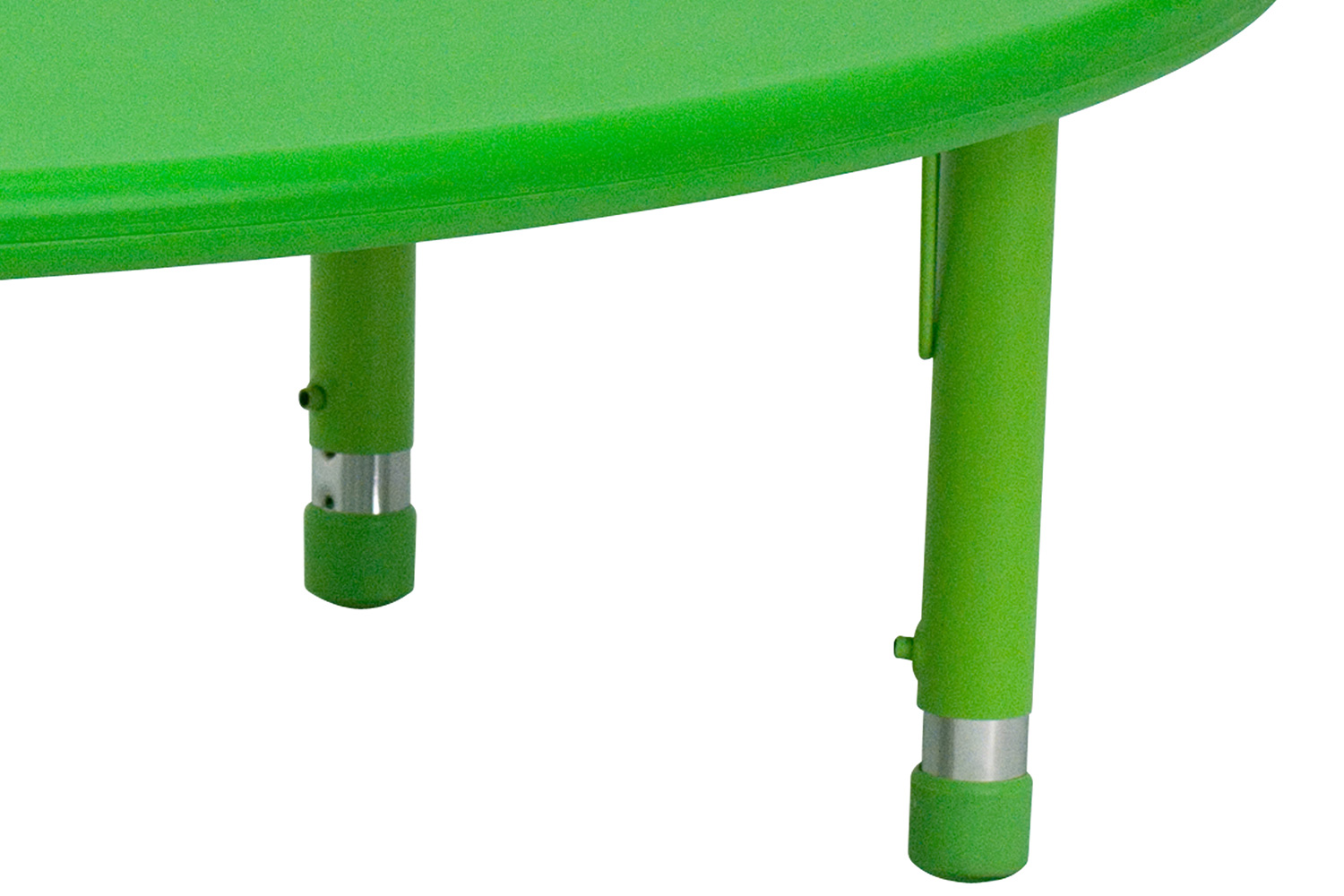 BLNK Wren Half-Moon Plastic Height Adjustable Activity Table - Green